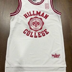 Hillman College Dwayne Wayne #9 A Different World Throwback Jersey Adult Size M